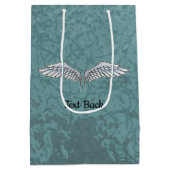 ブルーグレーウィングス抱き枕 ミディアムペーパーバッグ (裏面)