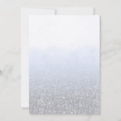 ブルーグレーウォーターカラーベビーシャワー招待状 招待状 (裏面)