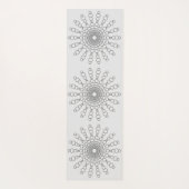 ブルーグレーコブレストーンサンマンダラダブルサイド ヨガマット (裏面)