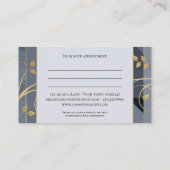 ブルーグレーシック金ゴールド離れ 予約カード (裏面)