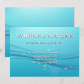 ブルーグレース 招待状 (正面/裏面)