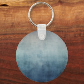 ブルーグレーテクスチャバタフライ キーホルダー (裏面)