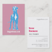 ブルーグレートダン 名刺 (正面/裏面)