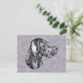 ブルーグレートダーネアンクロップイベントまたはパーティー 招待状 (スタンド正面)