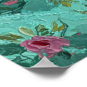 ブルーグレート読ダン犬の本のポスタープリント ポスター (角)