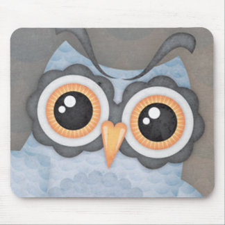 ブルーグレーフクロウ – mousepad マウスパッド