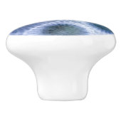 ブルーグレーペトスキーストーン セラミックノブ (側面)