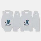 ブルーグレーホッケープレイヤーバースデーパーティー フェイバーボックス (見開き)