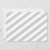 ブルーグレームーンスターボーイベビーシャワー招待状 招待状 (裏面)