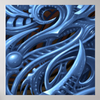 ブルーグレーメカ ポスター