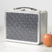 ブルーグレーメタル上の雨滴 メタルランチボックス (インサイチュ)