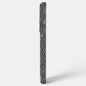 ブルーグレーメタル上の雨滴 SAMSUNG GALAXYケース (裏面横)