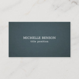 ブルーグレーリネンのテクスチャ 名刺