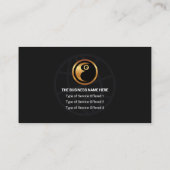 ブルーグレーレイヤー金ゴールドライントレーやる気を起こさせるナー 名刺 (裏面)