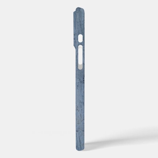 ブルーグレー大理石渦巻き - あらゆるケースに対応 Case-Mate iPhoneケース (裏面 / 左)