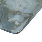 ブルーグレー大理石金ゴールド脈 カッティングボード (角)