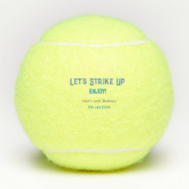 ブルーグレー幸せ10歳の誕生日の名前を消そう テニスボール