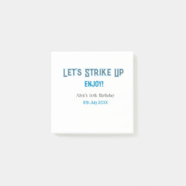 ブルーグレー幸せ10歳の誕生日の名前を消そう ポストイット