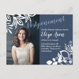 ブルーグレー延期のお知らせ ポストカード