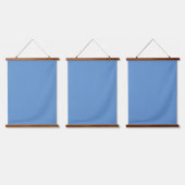 ブルーグレー(クレヨラ無地の色) 吊り下げ型タペストリー (トリプル)