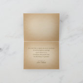 ブルーグレー サークル スクエア タグ 哀悼 お礼 サンキューカード (内部)