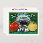 ブルーグロウズカナディアンリンゴ ポストカード (正面/裏面)