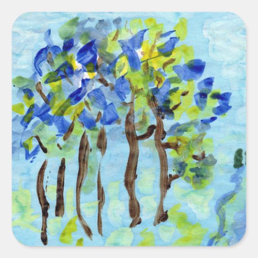 ブルーグローブのシール スクエアシール (正面)