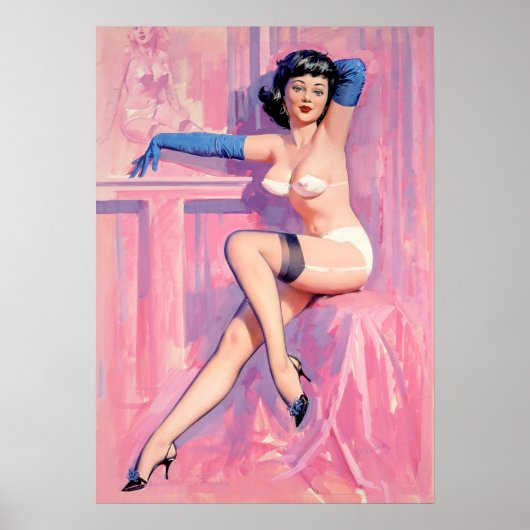 ブルーグローブピンナップ ポスター (正面)