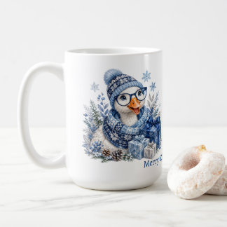 ブルーグースの冬 ハヌカとクリスマスギフト コーヒーマグカップ
