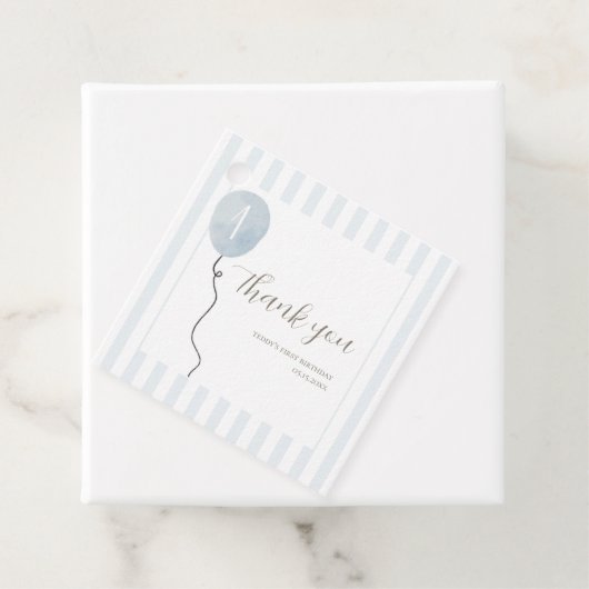 ブルーグース間抜けスクエアメッセージカード フェイバータグ (インサイチュ)