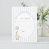 ブルーグース間抜けタイムカプセルカード 招待状 (スタンド正面)