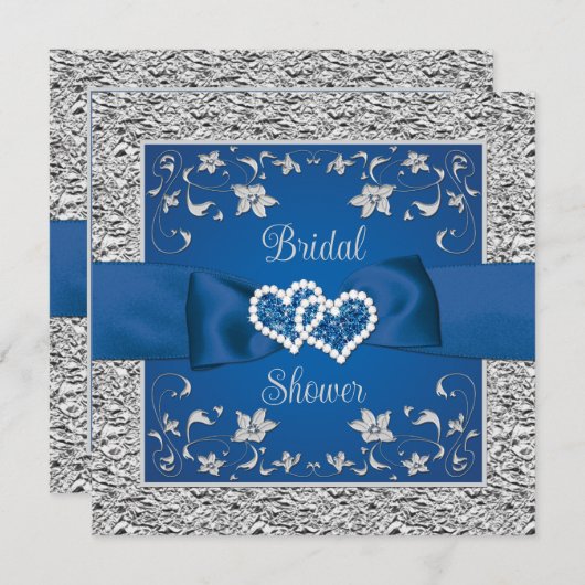 ブルーグ王室のレーラブハートブライダルシャワー (正面/裏面)