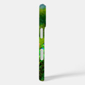 ブルーグ誇りを持ったリーンピーコックフォト祝引用文 Case-Mate iPhoneケース (裏面 / 右)