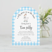 ブルーグ間抜けース2ndバースデーフォト招待状 招待状 (スタンド正面)