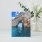 ブルーケイブスザキントスギリシャ ポストカード (スタンド正面)