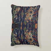 ブルーケシ中国のドラゴンタペストリー アクセントクッション (裏面(縦))