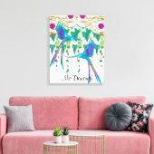 ブルーケツァル鳥 キャンバスプリント (インサイチュ (リビング))