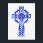ブルーケルト十字デザイン ポストカード<br><div class="desc">このおもしろいと予測できなデザインユニークは、範囲内のすべての製品に対して見え、それらすべては完全にカスタマイズ可能なの素晴らしで、誕生日、記念日、退職者、退職者パーティー、結婚祝い会、休日や誰もが持つことができる他のマイルストーンお祝いのための完璧なギフトを作成することができ考える。あるいは、自分のために何か欲しいだけかもしれない。</div>