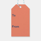 ブルーケルト結び目模様ギフトラベル ギフトタグ (裏面)