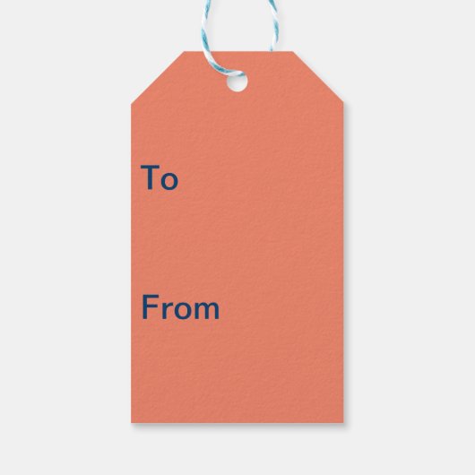 ブルーケルト結び目模様ギフトラベル ギフトタグ (裏面)