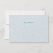 ブルーケーキフラワーズサンキューカード サンキューカード (裏面)