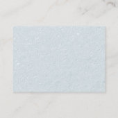 ブルーケーキフラワーベビーシャワーエンクロージャ エンクロージャーカード (裏面)