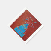 ブルーケーキ スタンダードカクテルナプキン (角)