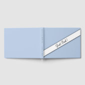 ブルーゲストブック ゲストブック (全面)