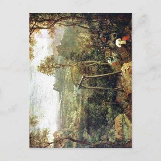 ブルーゲル・ザ・エルダーの概要:ザ・マグピー ポストカード (正面)