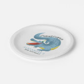 ブルーゲーターボーイズ誕生日パーティー ペーパープレート (アングル)