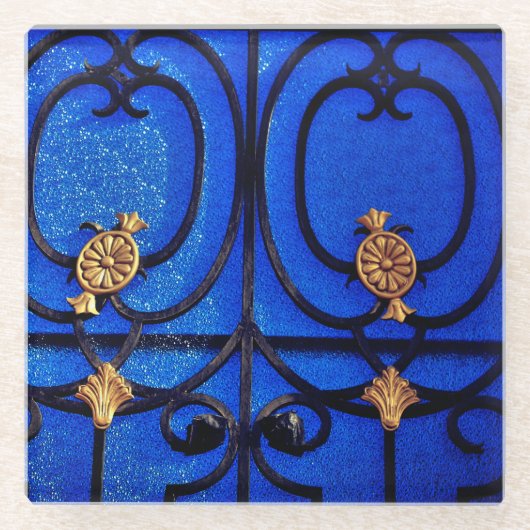 ブルーゲートコースター ガラスコースター (正面)