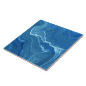 ブルーゲート大理石抽象 タイル (側面)