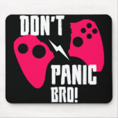 ブルーゲームをパニックに陥れるな マウスパッド (正面)