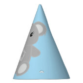 ブルーコアラベアバースデーパーティー パーティーハット (右)